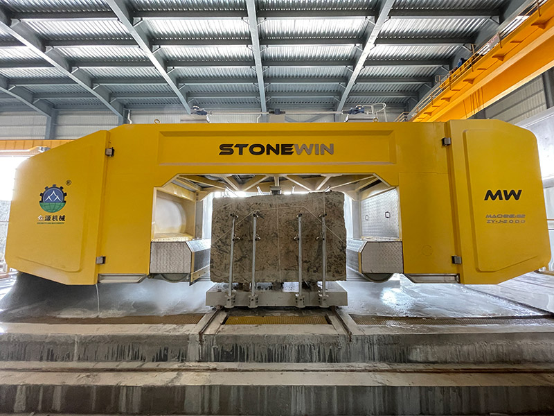 multi-wire saw machine for slab cutting