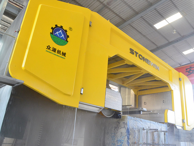 multi-wire saw machine for slab cutting