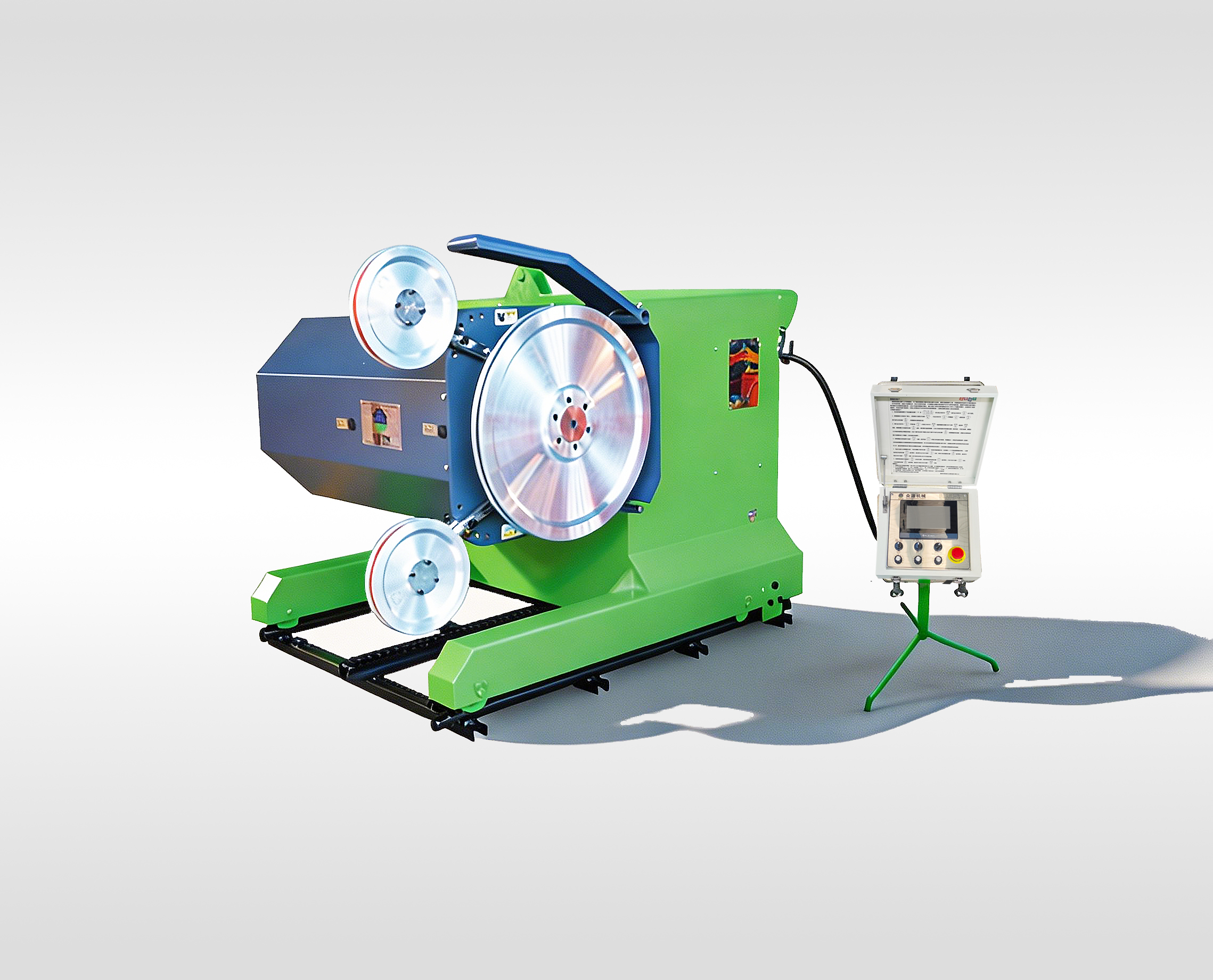 QUARRYING WIRE SAW MACHINE WITH PMSM
